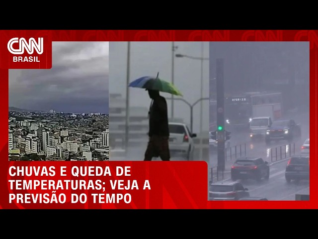 SP terá chuva forte e queda de temperatura até o fim de semana; veja previsão | CNN PRIME TIME