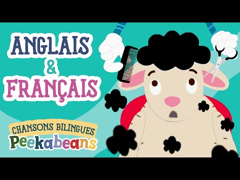 Baa baa mouton noir | BILINGÜE en Anglais et Français | Baa Baa Black Sheep | Peekabeans ♫