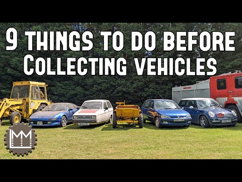 9 things you need to think about before collecting vehicles!