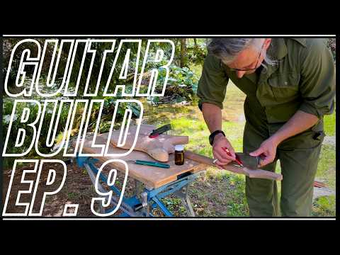 Building a electric Guitar without electricity Video Series Episode 9