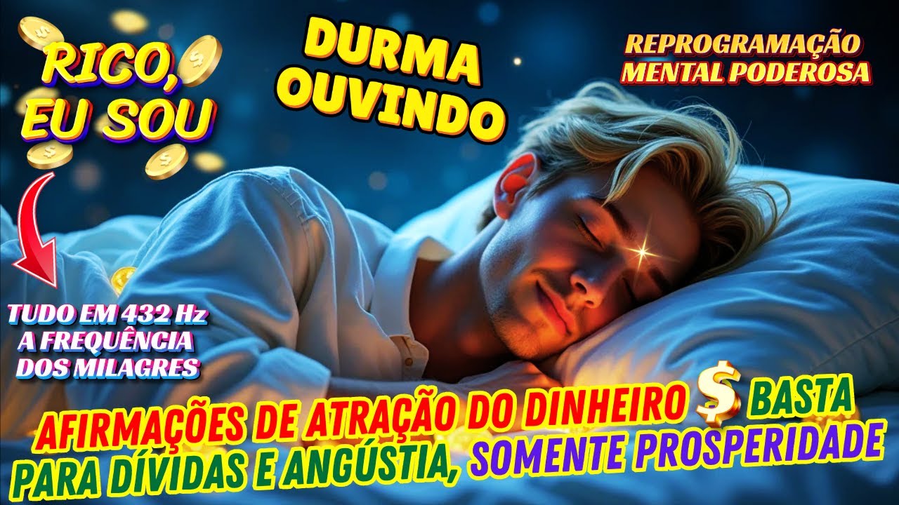 AFIRMAÇÕES: ATRAIA muito DINHEIRO | SUCESSO nas FINANÇAS, PROSPERIDADE e ABUNDÂNCIA, 432 HZ
