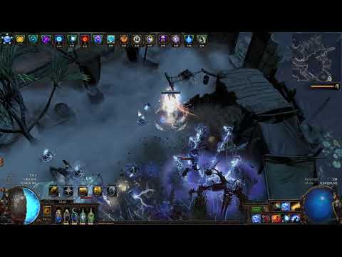 [3.10 Delirium PoE] Archmage Storm Brand Hierophant | Wave 20 Simulacrum