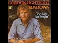 Gordon Lightfoot - Sundown (Lyrics)