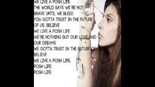 Lady Gaga Posh Life Demo (TLC) LETRA/ Lyrics