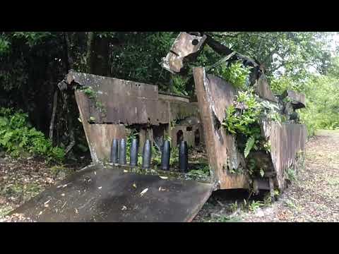 WW2 remains - planes and landing craft in Peleliu and Airai, Palau