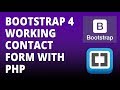 Bootstrap 4 Working contact form with php Bootstrap 4 and Brackets Text Editor Bootstrap 4 Working contact form with php Bootstrap 4 and Brackets Text Editor