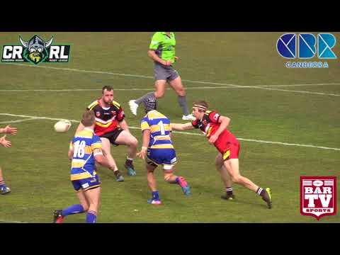 2017 Canberra RL Round 18 Reserve Grade Highlights - Gungahlin v Woden Valley