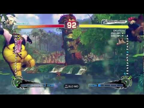 SSF4 AE: k-duv- (Rufus) vs EKUITESU359 (Akuma)