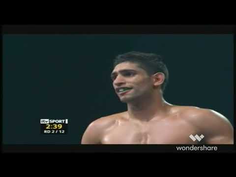 Amir Khan v Michael Gomez  Commonwealth Lightweight title