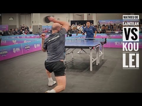 Kou Lei (2812) vs Mathieu De Saintilan (2656) US Open Mens Singles