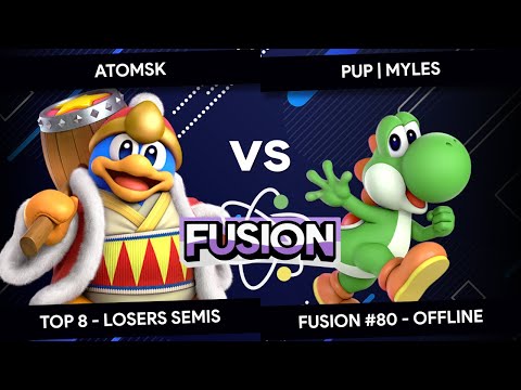 Fusion #80 - Atomsk (King Dedede) vs PUP Myles (Yoshi) - Top 8 - Losers Semis