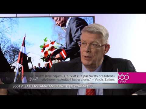 Valdis Zatlers par to, kādas sajūtas bija kļūstot par Valsts prezidentu