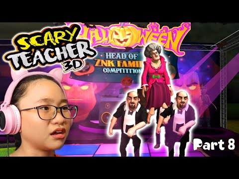 Scary Teacher 3D HALLOWEEN CHAPTER 7? - Gameplay Walkthrough Part 8 - Let's Play Scary Teacher 3D!!!