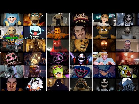 40 SCARY JUMPSCARES - Horror Games