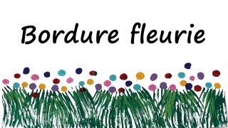 Bordure fleurie