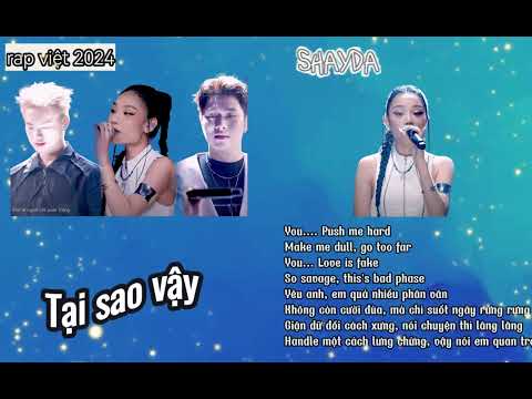 Lyrics Tại sao vậy-shayda  x Pháp Kiều x Dương Domic [Rap Việt Mùa 4]
