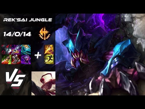 JUNGLE Rek'Sai vs Lee Sin - NA Grandmaster Patch 25.S1.3