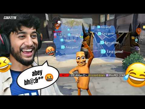 Easy Game PRANK Went Too Funny!🤣 Badge99 | Free Fire Max