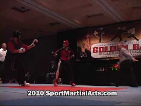 Juan Mesa v Daniel del Valle - Youth point sparring - 2010 Golden Gate Int'ls