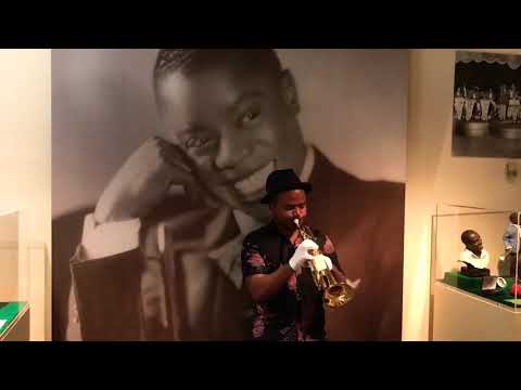 Alphonso Horne plays Louis Armstrong's Trumpet- Chinatown