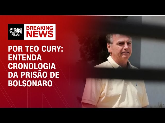 Entenda a cronologia da prisão de Bolsonaro | CNN NEWSROOM