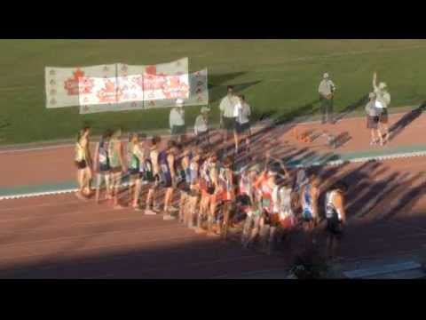Canadian junior championship 2012 - 3000m steeple men - Manitoba Winnipeg track and field athletics