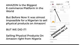 Selling Physical Products on Amazon from Nigeria