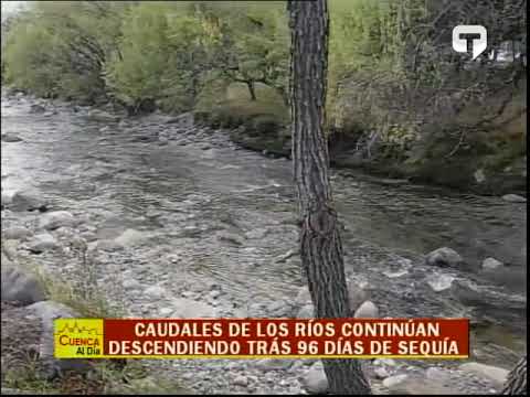 Caudales de los ríos continúan descendiendo tras 96 días de sequía