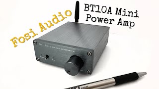 Video thumbnail for Fosi BT10A Mini Stereo Amplifier + Bluetooth by IOWAudio Reviews