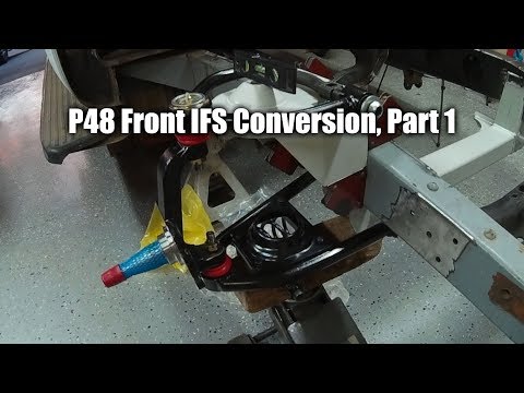 P48 Project; Helix Mustang II IFS Install, Part 1 - Fitting the Crossmember