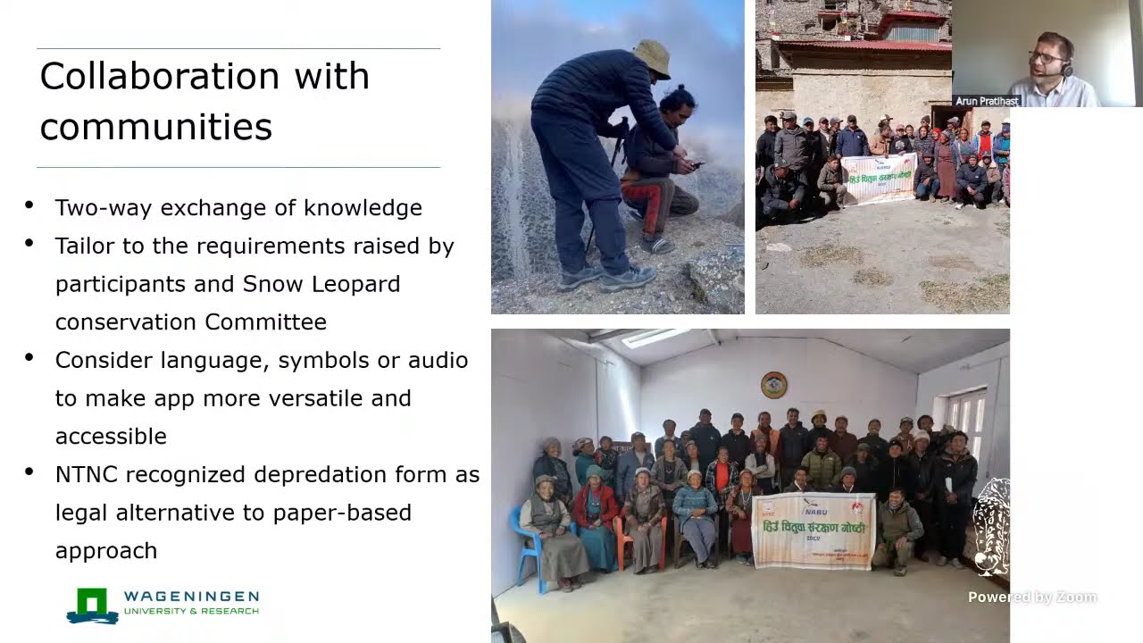 SLN Webinar - Community-Based Snow Leopard Monitoring Using Mobile Devices