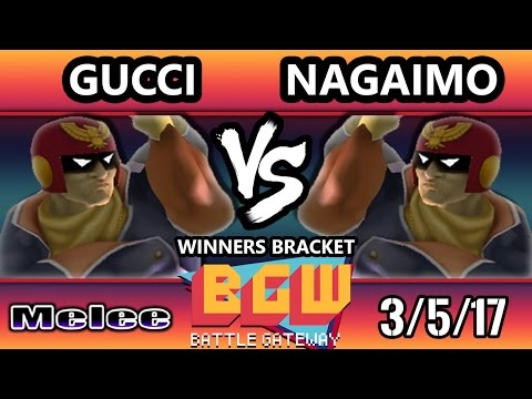 BGW15 SSBM - Nagaimo (Captain Falcon) Vs. Gucci (Captain Falcon) Smash Melee Tournament