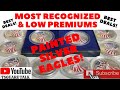 PAINTED AMERICAN SILVER EAGLE'S! MOST RECOGNIZED, LOW PREMIUMS, COLLECTIBLE #silver #silverstacking