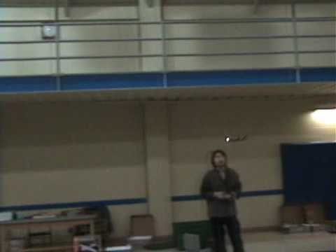 Marston Micro Pterodactyl in a gym