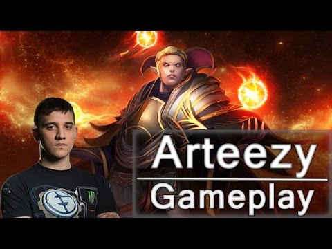 EG.Arteezy Invoker Gameplay - Evil Geniuses