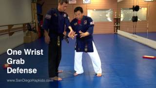 Hapkido One Hand Wrist Grab Defense 43