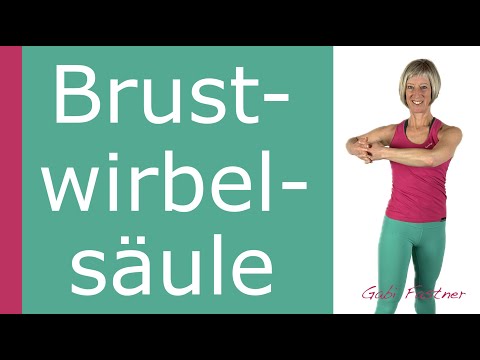 🌷 12 min. Brustwirbelsäule mobilisieren | Rückengymnastik ohne Geräte, im Stehen
