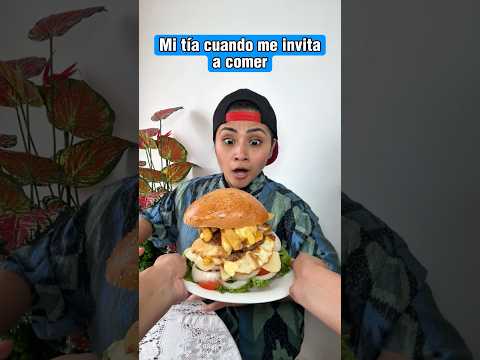 La hamburguesa triple 🍔🤣😫 #shorts #humor #tiktokvideo #comedia #funny #fyp