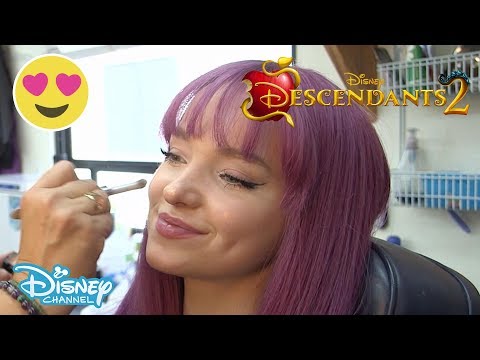 Descendants 2 | BEHIND THE SCENES: Get Ready With Dove Cameron 💜 | Disney Channel UK