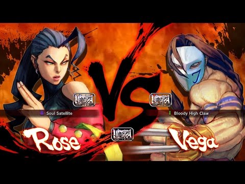 USF4 - First To Ten Set - Rose (BloodFromSpain) Vs Vega (STILLBIZY) 720pHD◄◄