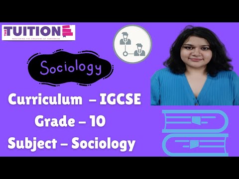 IGCSE - Year 11/ Grade 10 - Sociology Demo