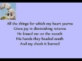 Nick Cave and The Bad Seeds - Easy Money ( + lyrics 2004)
