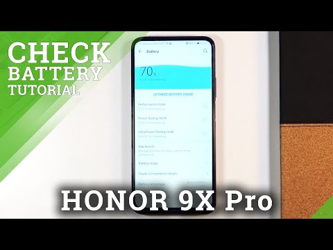 How to Show Battery Percentage in HUAWEI Honor 9x Pro – Show Percentage Next Battery Icon