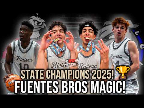 BLOODLINE BASKETBALL! 🩸 Myles & Mason Fuentes Go OFF for Riviera Prep | 2025 State Final NOSTALGIA!🕒