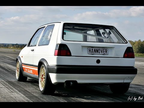 TTT VW Golf Mk2 VR6 Turbo 600+hp Hannover Hardcore Test runs Turboscheune Test & Tune 14.10.2017