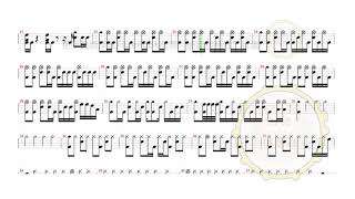 鼓譜供應社－動態鼓譜Free Drum score 黑色柳丁 陶喆