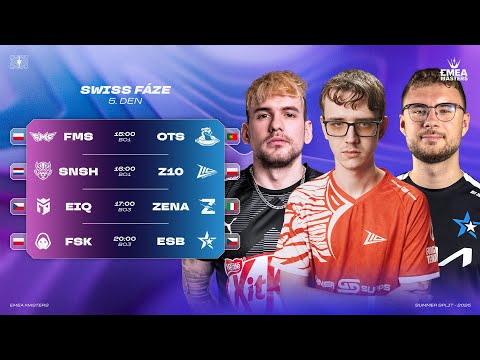 eSuba vs Forsaken | EIQ 2:0 ZENA  |  EMEA Masters Summer 2025 | Swiss BO3