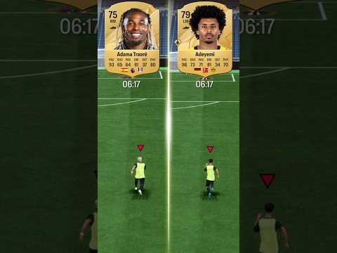ADAMA TRAORE vs ADEYEMI - FC 25 Race! #fc25 #race #eafc25 #adama #traore #adeyemi