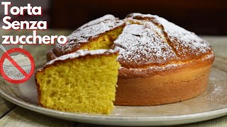 Torta senza zucchero❌