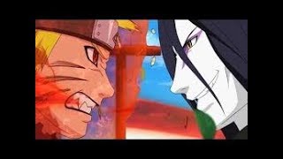 شيلات انمي قتال الموت ناروتو ضد اورتشيمارو غضب الكيوبي ذو الربعة اذيل 々